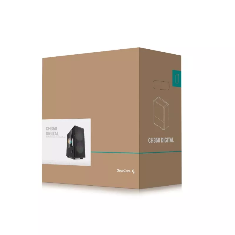 DEEPCOOL Ch360 Digital Micro Tower case – nero