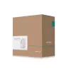 DeepCool CH360 case per PC Micro-ATX, vetro temperato, senza alimentatore, bianco