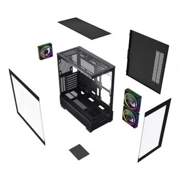Case per computer GEMBIRD Fornax X550, ATX, nero