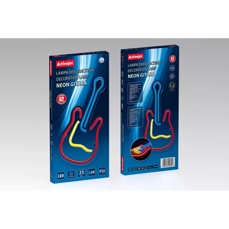 Insegna al neon LED Activejet AJE-NEON GUITAR