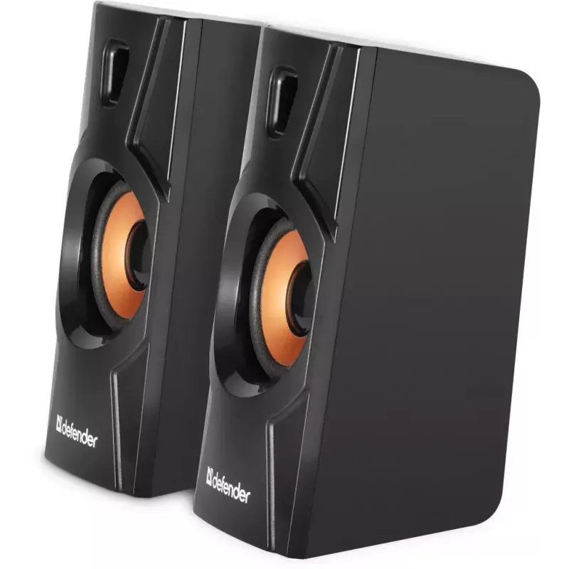 Diffusore desktop con filo DEFENDER Aurora S8 — 2.0, 8 W RMS, alimentazione USB, 3,5 mm, nero