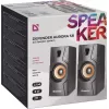 Diffusore desktop con filo DEFENDER Aurora S8 — 2.0, 8 W RMS, alimentazione USB, 3,5 mm, nero