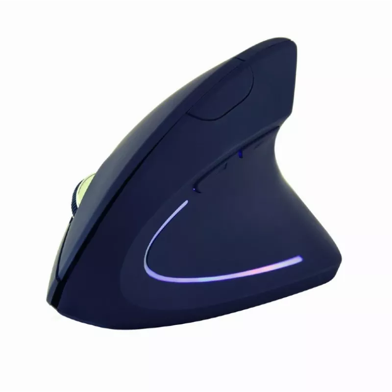 GEMBIRD mouse ottico MUS-ERGO-01 - ergonomico, 6 tasti, rotella, USB, nero