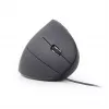 GEMBIRD mouse ottico MUS-ERGO-01 - ergonomico, 6 tasti, rotella, USB, nero