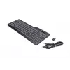 HP 400 Tastiera con filo retroilluminata, full-size (100%), cavo, USB, meccanica, QWERTY, nera