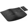 HP 965 Tastiera ergonomica wireless, formato completo (100%), wireless, RF wireless + Bluetooth, a membrana, QWERTY, nera