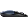 HP Mouse wireless Z3700, ambidestro, Blue LED, RF wireless, 1200 DPI, nero, blu