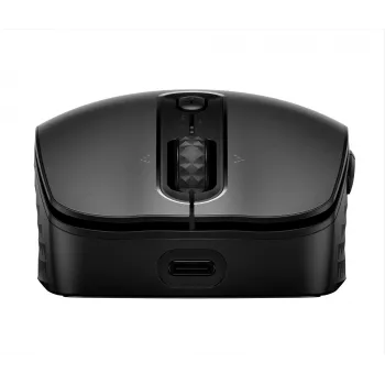 HP 690 Mouse wireless ricaricabile, ambidestro, Bluetooth, 4000 DPI, nero