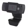 Manhattan Webcam USB, due megapixel (prezzo speciale), 1080p Full HD, USB-A, microfono integrato, base a clip regolabile, 30 fotogrammi al secondo, nero, tre anni di garanzia, scatola