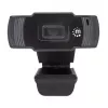 Manhattan Webcam USB, due megapixel (prezzo speciale), 1080p Full HD, USB-A, microfono integrato, base a clip regolabile, 30 fotogrammi al secondo, nero, tre anni di garanzia, scatola