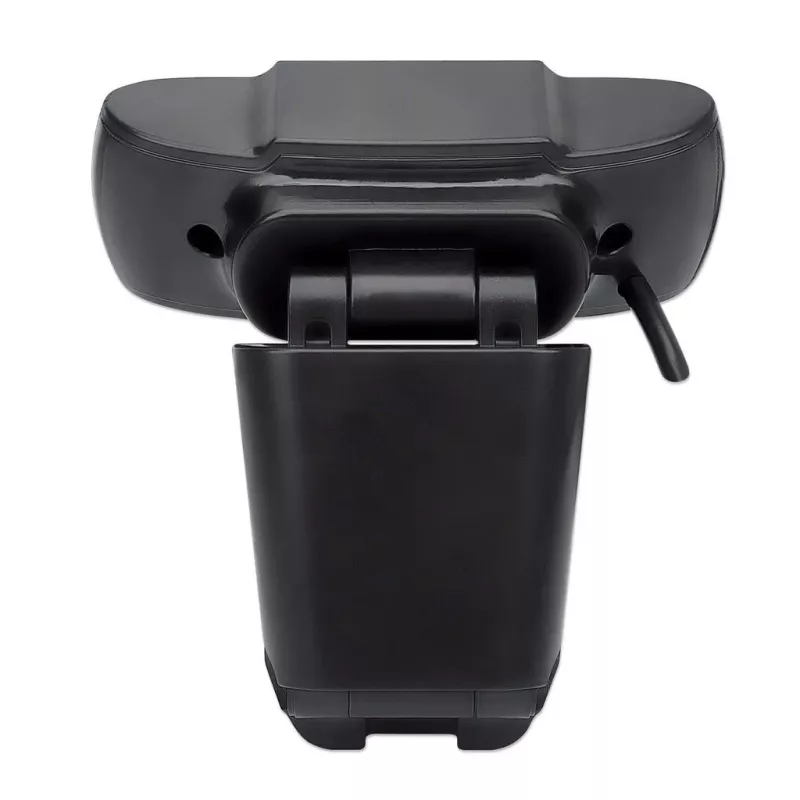 Manhattan Webcam USB, due megapixel (prezzo speciale), 1080p Full HD, USB-A, microfono integrato, base a clip regolabile, 30 fotogrammi al secondo, nero, tre anni di garanzia, scatola