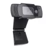 Manhattan Webcam USB, due megapixel (prezzo speciale), 1080p Full HD, USB-A, microfono integrato, base a clip regolabile, 30 fotogrammi al secondo, nero, tre anni di garanzia, scatola