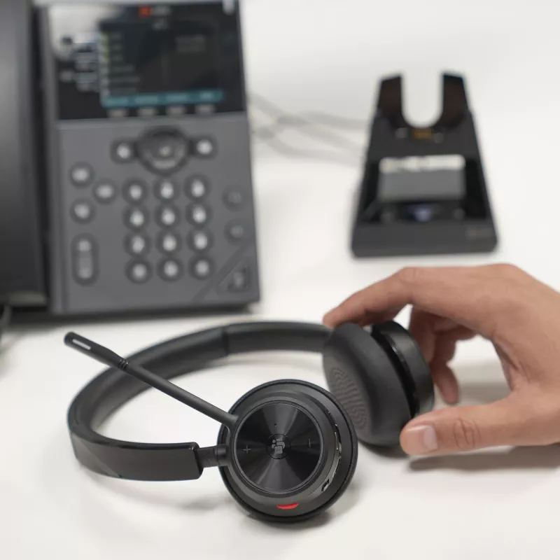 HP Poly Voyager 4320-M +cavo USB-A a USB-C +dongle BT700, wireless, ufficio/call center, 20 - 20000 Hz, 162 g, headset, nero