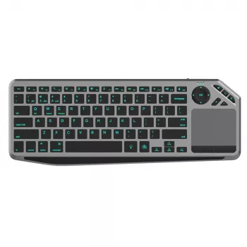 Techly ICTB9801TB Tastiera universale RF wireless + Bluetooth QWERTY US English nero