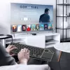 Techly ICTB9801TB Tastiera universale RF wireless + Bluetooth QWERTY US English nero