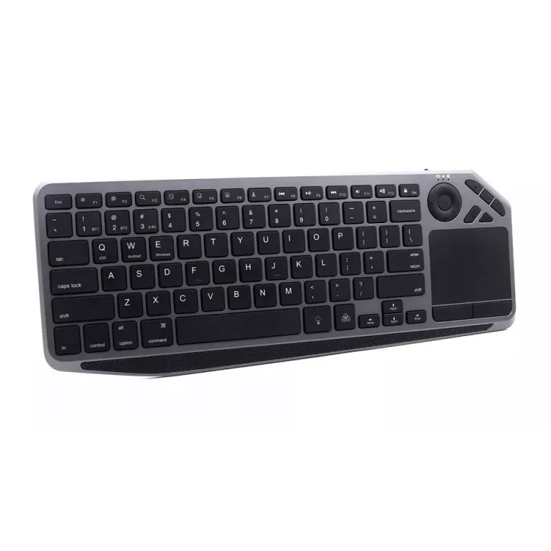 Techly ICTB9801TB Tastiera universale RF wireless + Bluetooth QWERTY US English nero