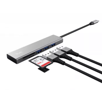 Trust Halyx USB 3.2 Gen 1 (3.1 Gen 1) Type-C 104 Mbit/s alluminio