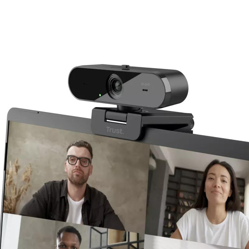 Trust Taxon Webcam 2560 x 1440 pixel USB 2.0 nero