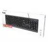 Trust 24639 Tastiera ufficio USB US-inglese nero