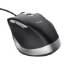 Trust Fyda Mouse con filo, per destrorsi, ottico, USB Type-A, 5000 dpi, nero