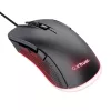 Trust GXT 922 YBAR Mouse gaming per destrorsi, USB Type-A, ottico, 7200 DPI