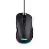 Trust GXT 922 YBAR Mouse gaming per destrorsi, USB Type-A, ottico, 7200 DPI