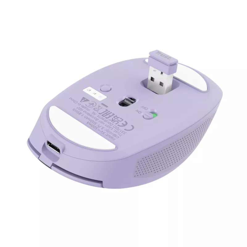 Trust Ozaa mouse da ufficio per destrorsi RF wireless + Bluetooth ottico 3200 DPI