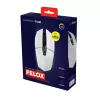 Trust GXT 110 FELOX mouse da gaming per destrorsi RF wireless ottico 4800 DPI