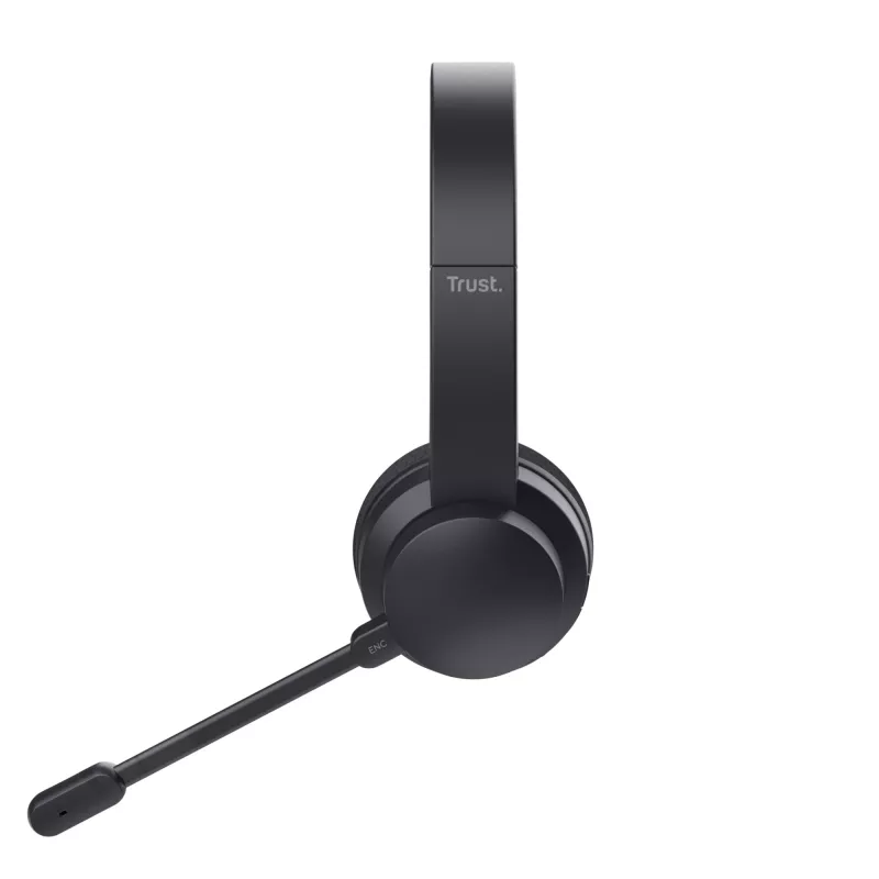 Trust Ayda headset con filo e wireless archetto chiamate/musica USB-C Bluetooth nero