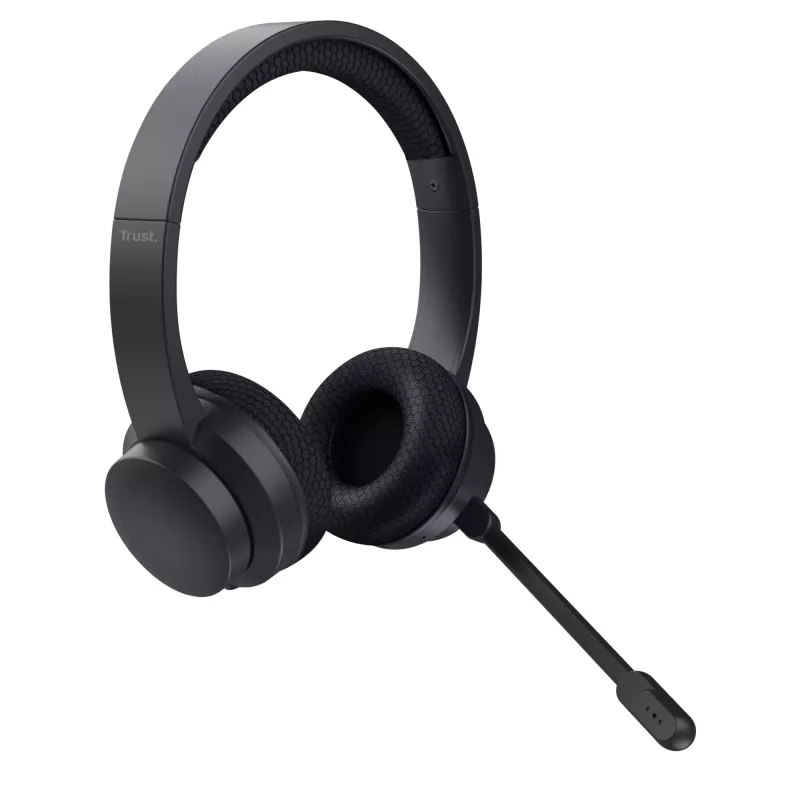 Trust Ayda headset con filo e wireless archetto chiamate/musica USB-C Bluetooth nero