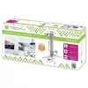 Techly staffa a soffitto per proiettore prolunga 380-580 mm argento ICA-PM 18S