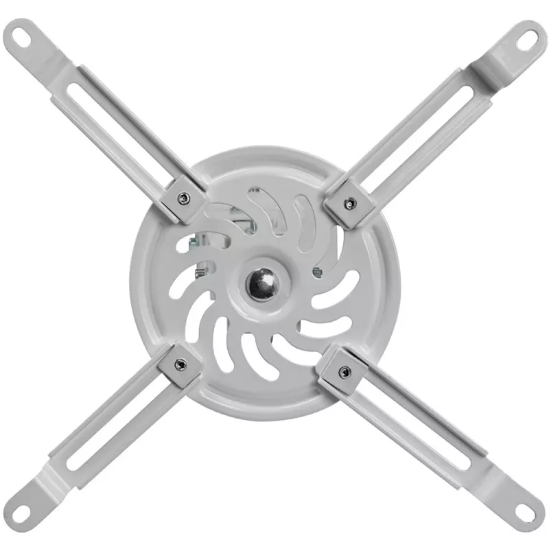 Techly staffa a soffitto per proiettore prolunga 380-580 mm argento ICA-PM 18S