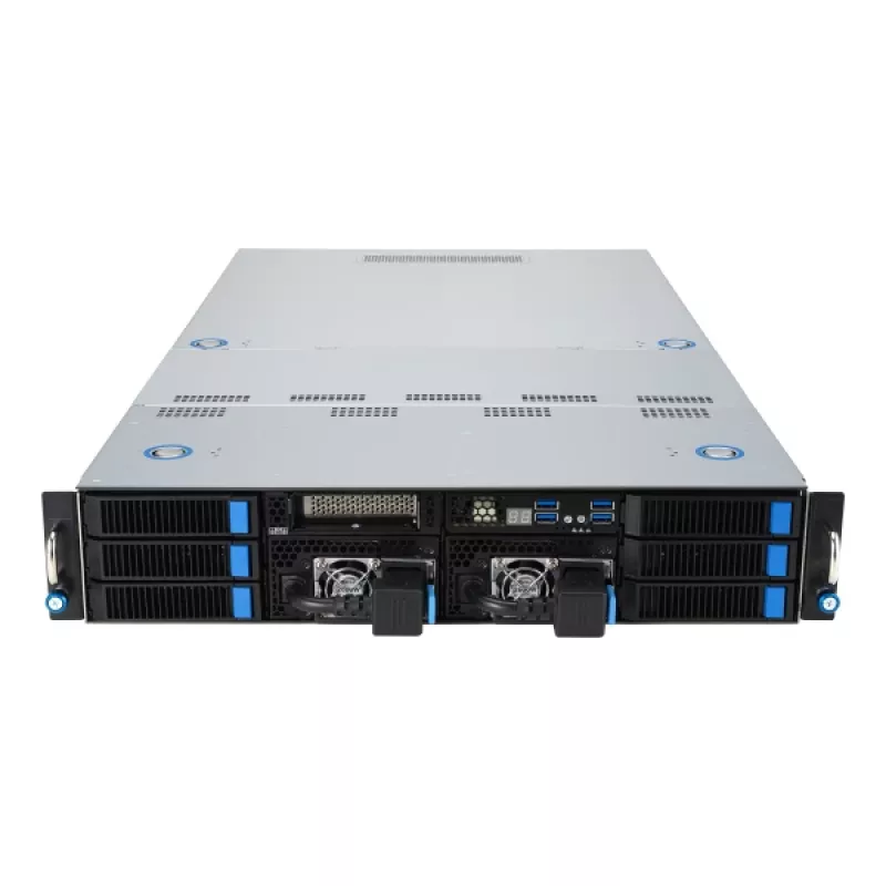 ASUS 90SF0251-M004X0 barebone server Intel C741 rack (2U) nero, acciaio