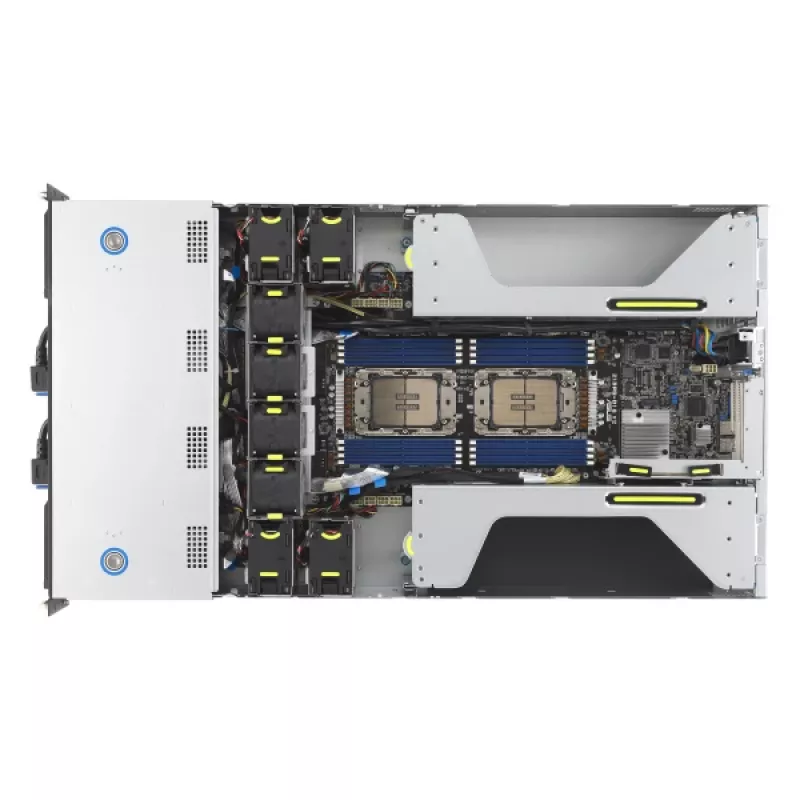 ASUS 90SF0251-M004X0 barebone server Intel C741 rack (2U) nero, acciaio