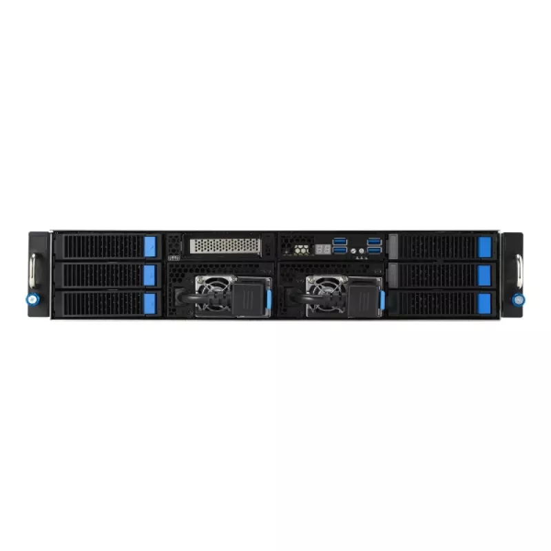 ASUS 90SF0251-M004X0 barebone server Intel C741 rack (2U) nero, acciaio
