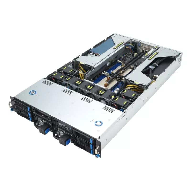 ASUS 90SF0251-M004X0 barebone server Intel C741 rack (2U) nero, acciaio