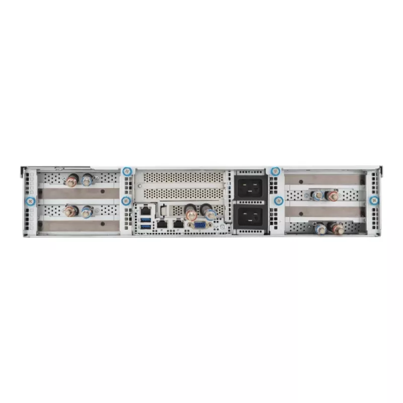 ASUS 90SF0251-M004X0 barebone server Intel C741 rack (2U) nero, acciaio