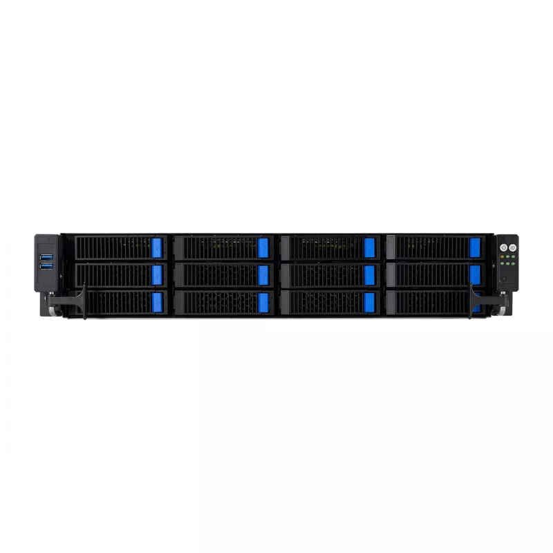 ASUS RS521A-E12-RS12U socket SP5 rack (2U) nero, argento