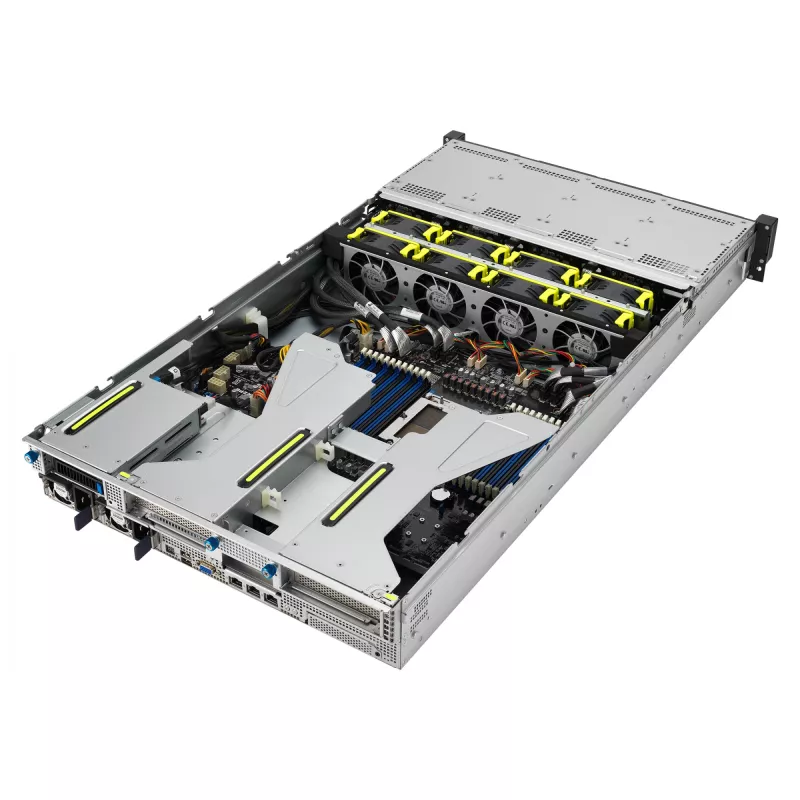 ASUS RS521A-E12-RS12U socket SP5 rack (2U) nero, argento