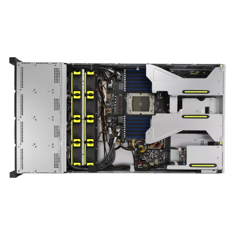 ASUS RS521A-E12-RS12U socket SP5 rack (2U) nero, argento