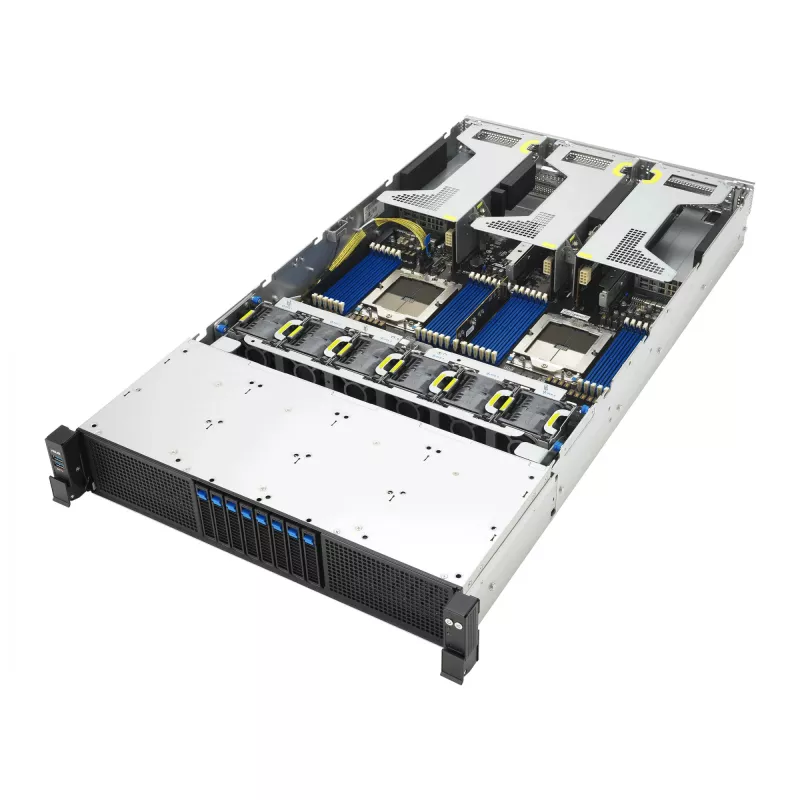 ASUS RS720A-E13-RS8G socket SP5 rack (2U) nero, argento
