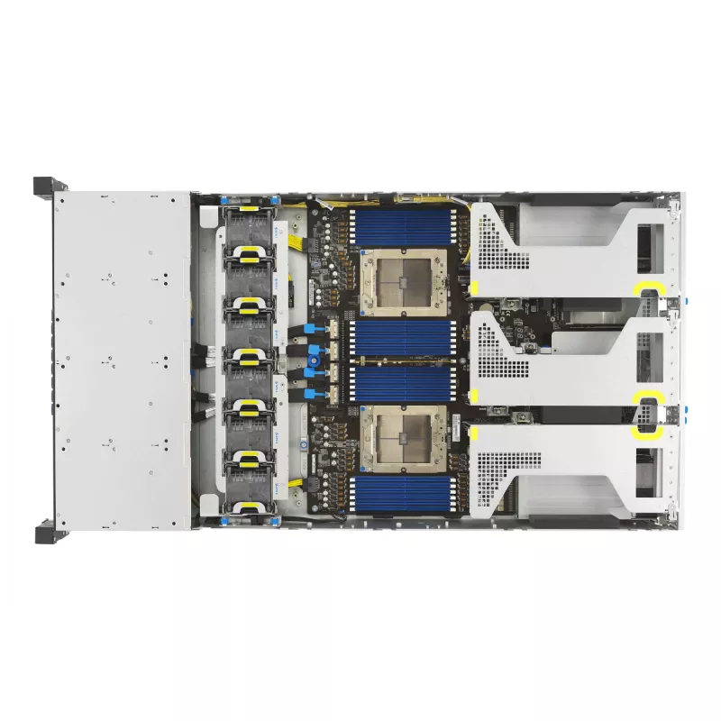 ASUS RS720A-E13-RS8G socket SP5 rack (2U) nero, argento