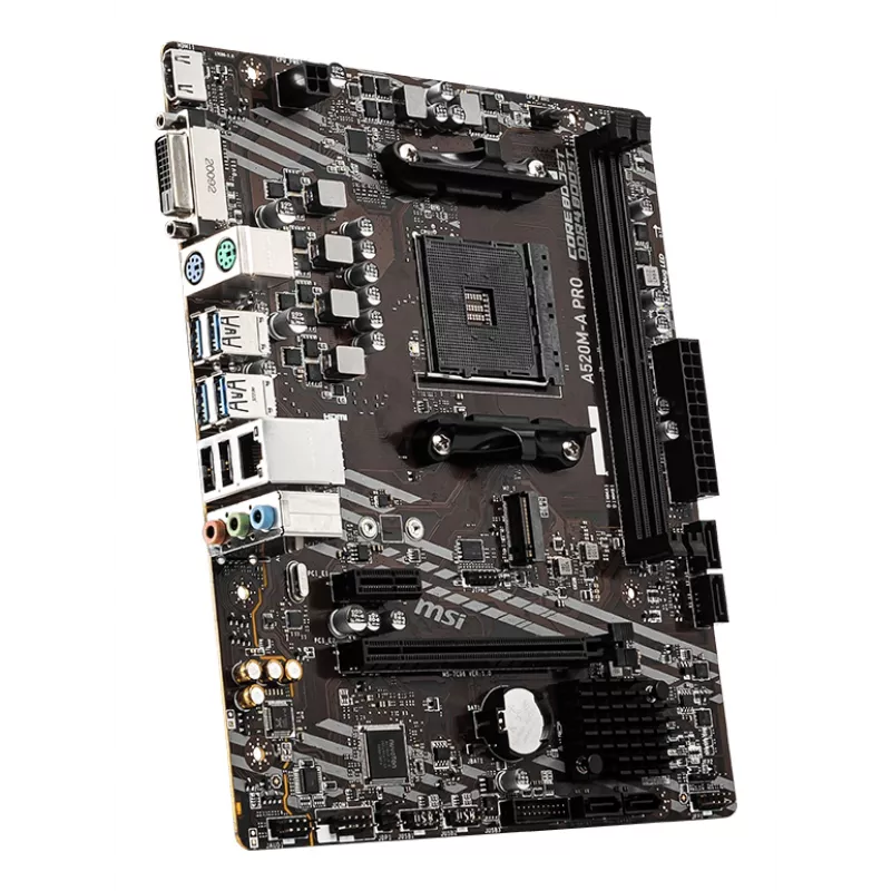 Scheda madre MSI A520M-A PRO AMD A520 socket AM4 micro ATX