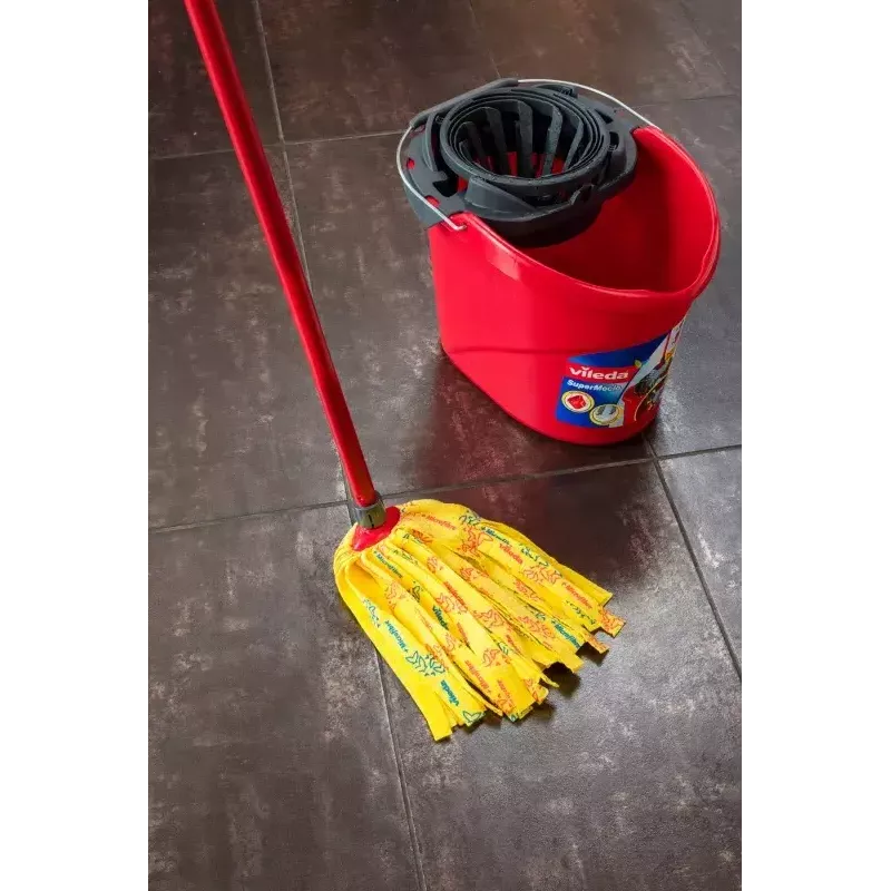 Panno per mop Vileda rosso giallo