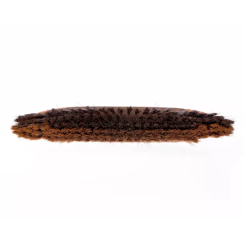 Scopa per interni VILEDA modello 136082 con setole in plastica morbide/dure e manico, bronzo