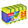 Spugna per piatti VILEDA Tip-Top confezione da 5, panni in fibra rettangolari 70×90×30 mm, giallo
