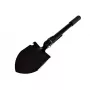 Pala tattica pieghevole AZYMUT Trapper — acciaio inox, nera, 410 mm, 565 g