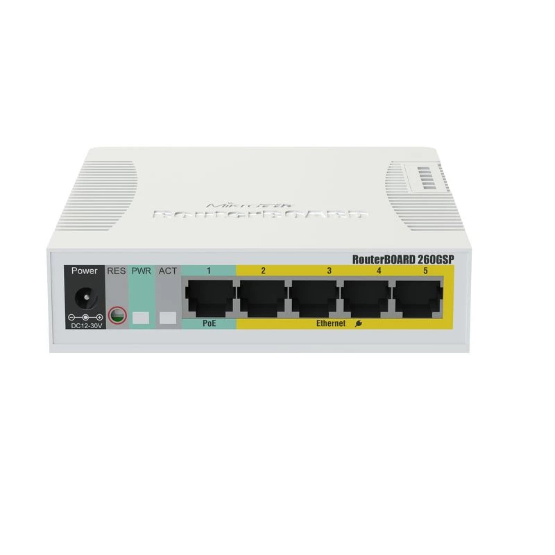 MIKROTIK RB260GSP - switch Gigabit 4 porte + PoE