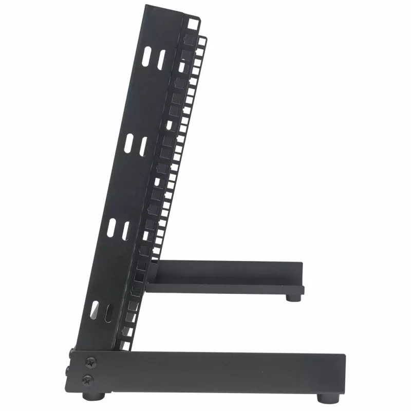 Intellinet Rack di rete 19 pollici - struttura aperta (desktop), 8U, nero, confezione piatta