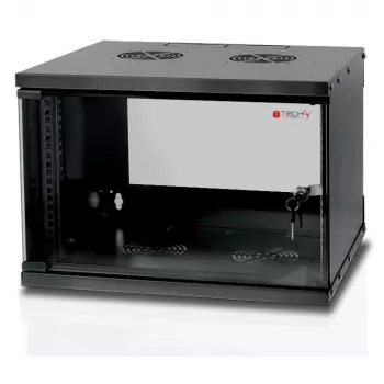 Techly Armadio rack a parete 19 6U D320 nero assemblato” I-CASE EL-1006B32